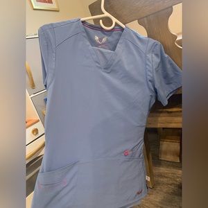 Smitten Scrub Set- Top XS, Bottom Small